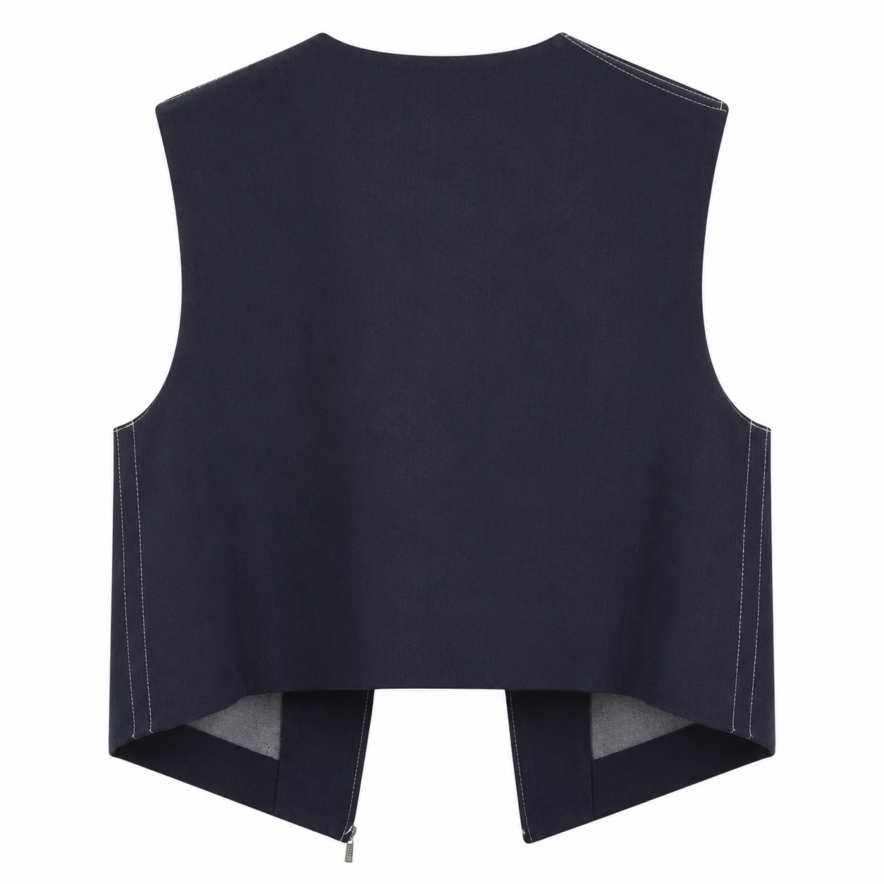 Zigzag Edge Structured Vest
