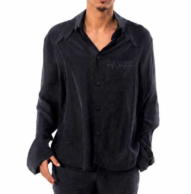 Viscose Long-Sleeve Shirt
